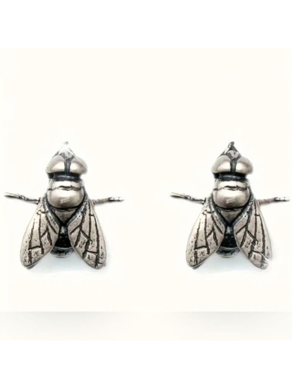 Earrings--3-D House Fly Posts